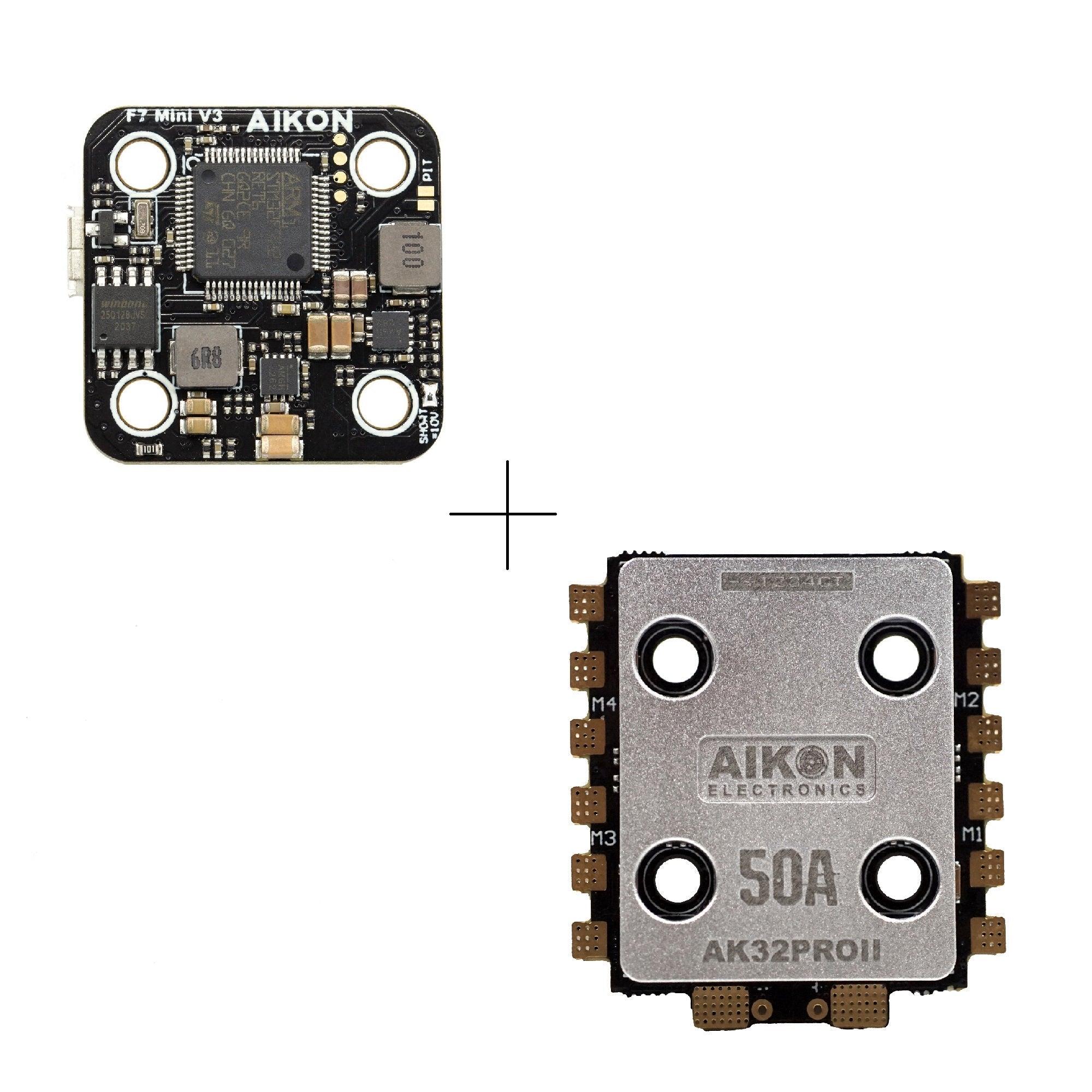 Aikon F7 Mini HD V3.1 2020 Flight Controller and AK32Pro II 4in1 50A 6S BLHeli32 ESC Stack - 20x20mm - Image 6
