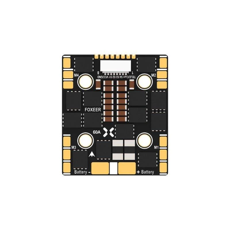Foxeer Mini Reaper F4 SLIM Mini 60A 128K 32Bit 3-8S 4in1 ESC - 20x20 - Image 5