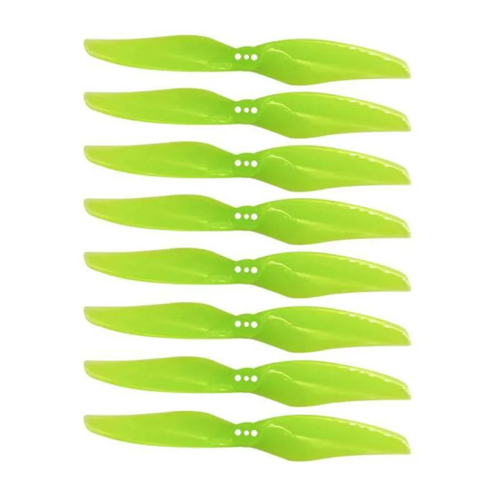 Gemfan Hurricane 4024-2 / 4" Bi-Blade FPV Drone Props for 5mm / 1.5mm Shaft T-Mounted w/ Adapter (8 Pack) - Choose Color - Image 3