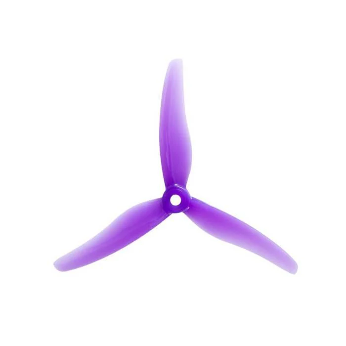 Gemfan Hurricane 51433 5135-3 / 5.1" Tri-Blade FPV Drone Props (4 Pack) - Choose Color - Image 3