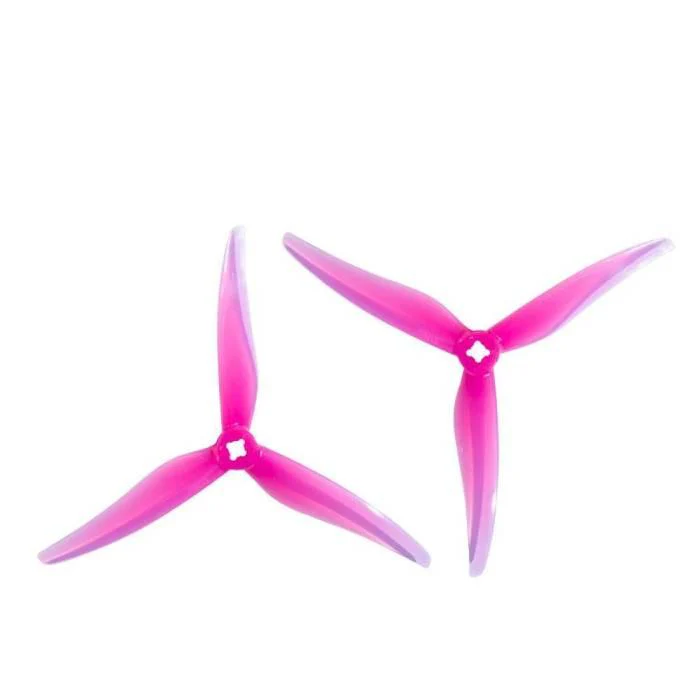 Gemfan Super Light 5125-3 / 5.1" Tri-Blade FPV Drone Props for 1.5mm Shaft T-Mounted (4 Pack) - Choose Color - Image 3
