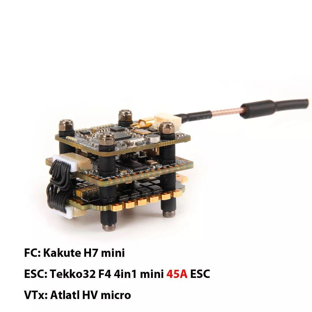 Holybro Kakute H7 Mini V1.3 W/Tekko32 F4 4in1 Mini 45A ESC & Atlatl HV Micro STACK - 20x20mm - Image 5