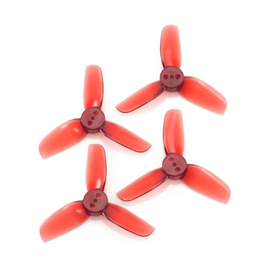HQ Prop T2x2.5x3 2025-3 / 2" Tri-Blade FPV Drone Props for 1.5mm Shaft T-Mounted (4 Pack) - Choose Color - Image 3