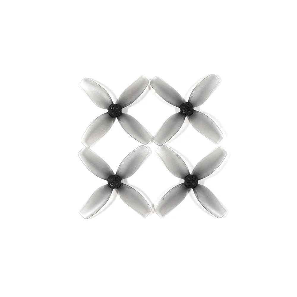 HQ Prop DT76MMX4 Quad-Blade 3" Cinewhoop Prop 4 Pack (1.5mm Shaft) - Grey - Image 3