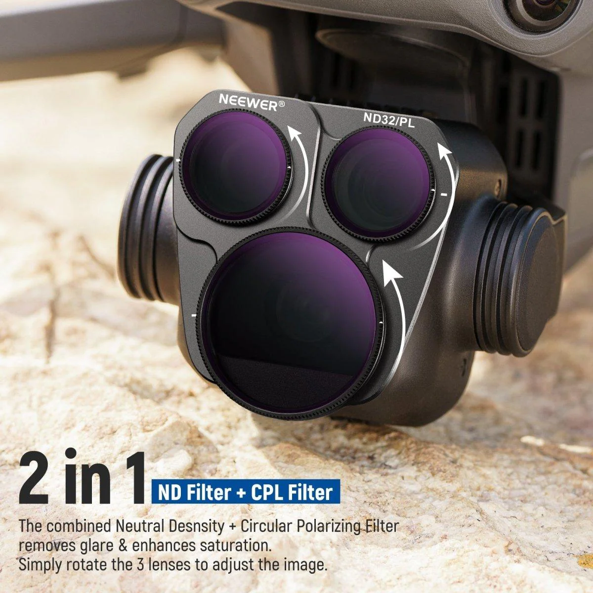 ND/PL Filter Set For DJI Mavic 3 Pro/Pro Cine - Image 3