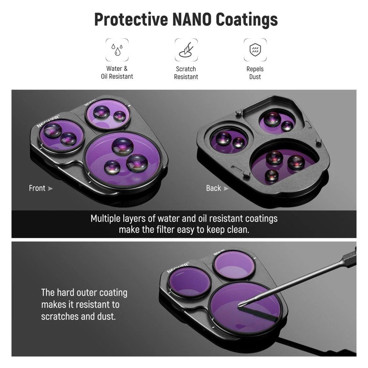 ND/PL Filter Set For DJI Mavic 3 Pro/Pro Cine - Image 8