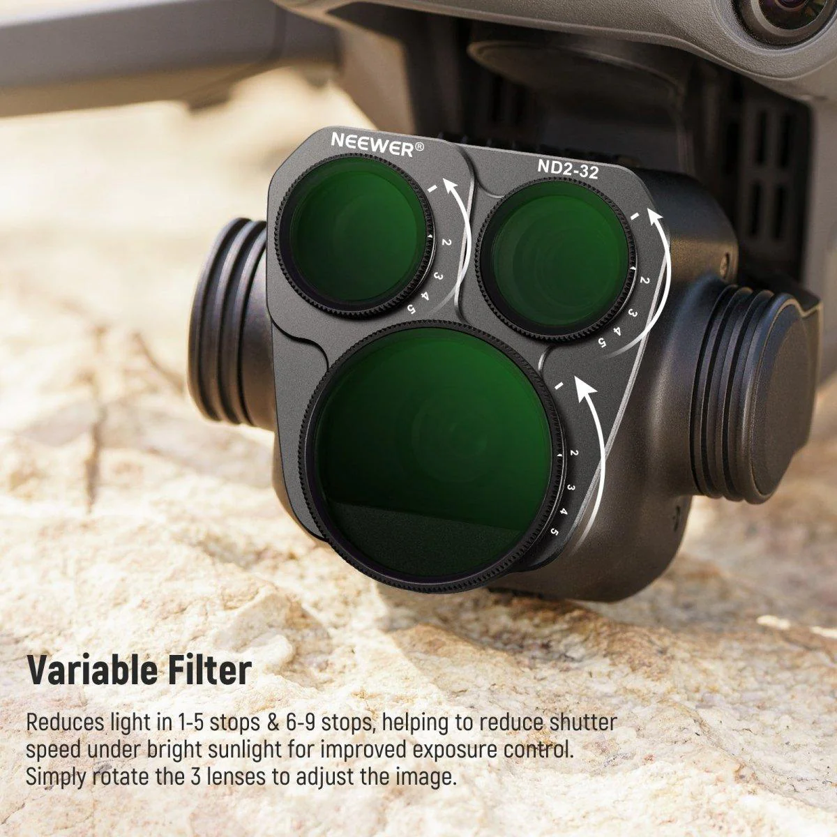 Variable ND Filter Set For DJI Mavic 3 Pro/Pro Cine - Image 3
