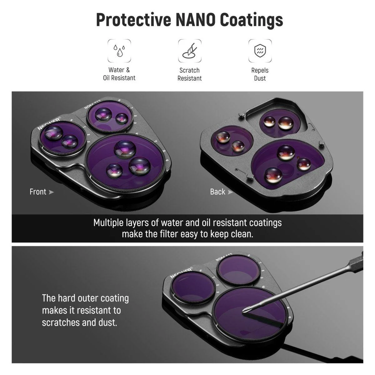 Variable ND Filter Set For DJI Mavic 3 Pro/Pro Cine - Image 7