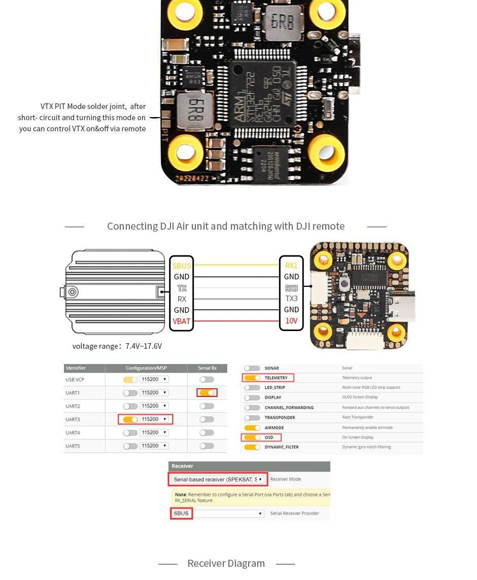 T-Motor MINI F45A + MINI F7 STACK 20*20mm - Image 5
