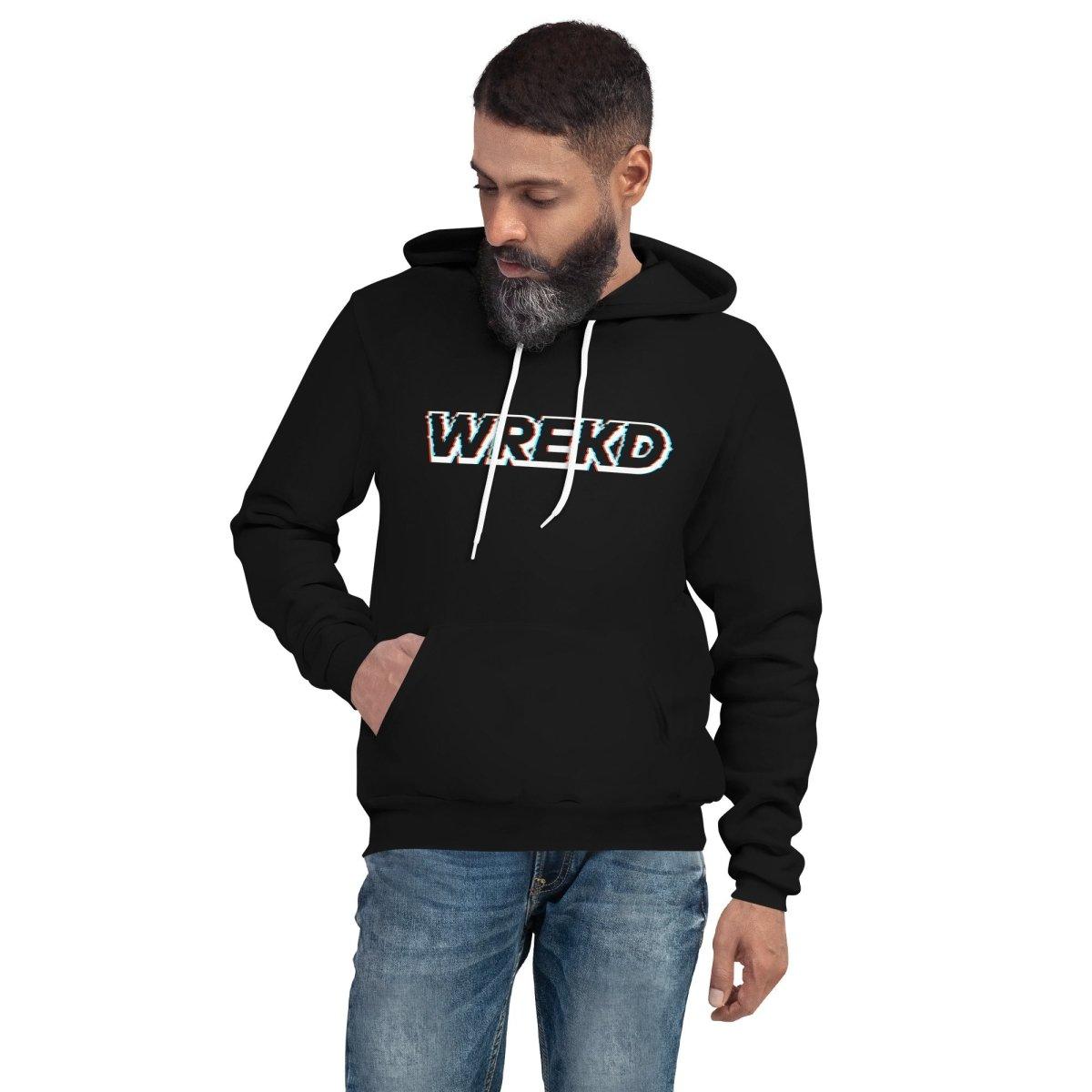 WREKD Analog OSD Unisex Logo Hoodie - Image 3