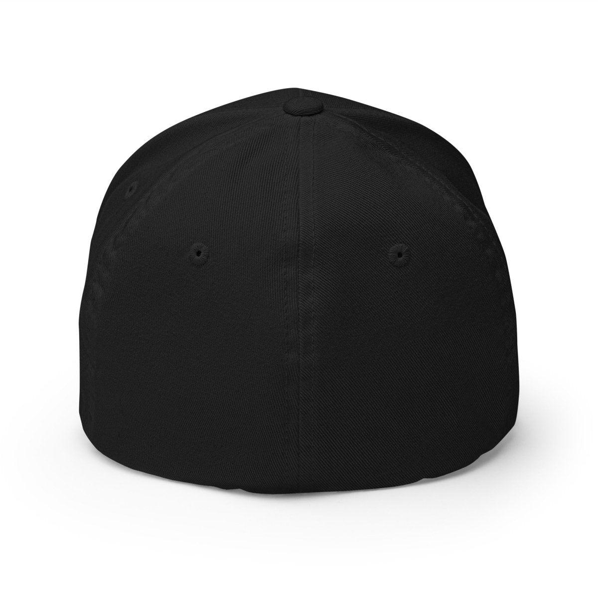 WREKD Black on Black 3D Embroidered Structured Twill Cap - Image 3